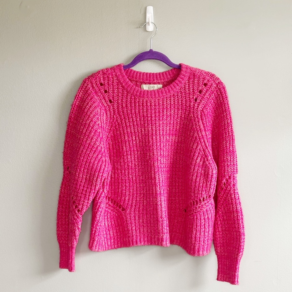 Loft Petite Ribbed Sweater - Picture 2 of 6